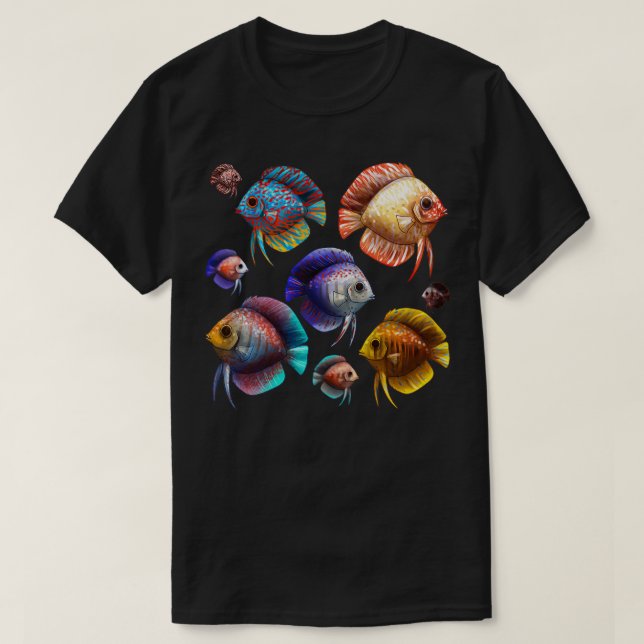 Discus fish T-Shirt (Design Front)