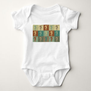 Discus Pop Art Baby Bodysuit