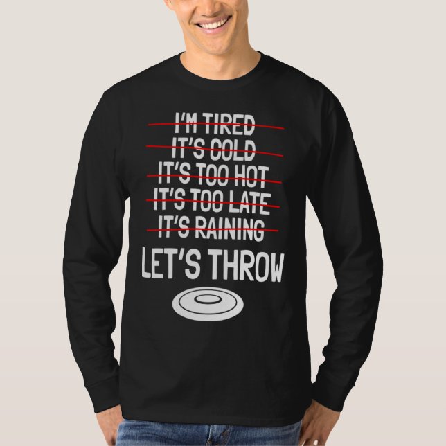 Discus Throw Player Disc Athletes Sports Track And T-Shirt (Front)