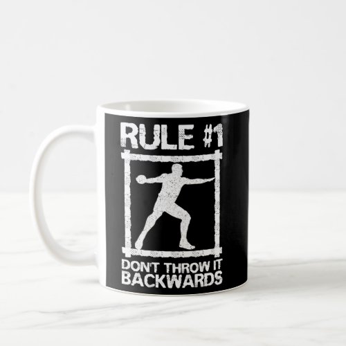 Discus Throw Player Disc Throwing Track And Field  Coffee Mug