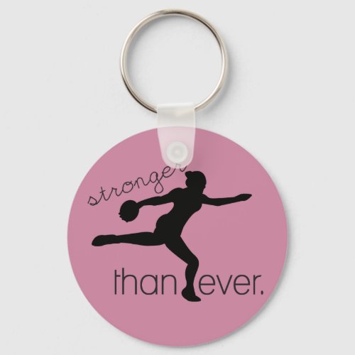 Discus Throw Track and Field Keychain