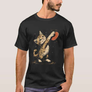 Discus thrower Cat on Discus Throw T-Shirt