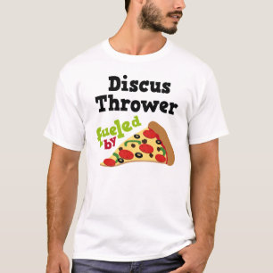 Discus Thrower (Funny) Pizza T Shirt
