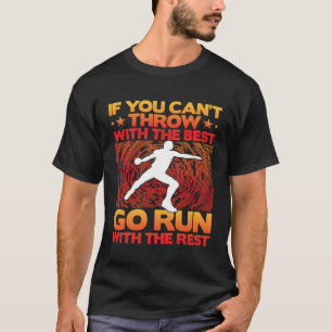 Discus Thrower Throw Sport Discus Coach Track And T-Shirt