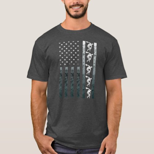 Discus Thrower Track And Field Vintage America T_Shirt