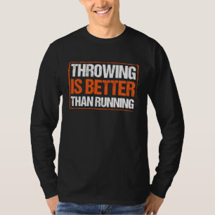Discus Throwing Athlete Track And Field Thrower Co T-Shirt