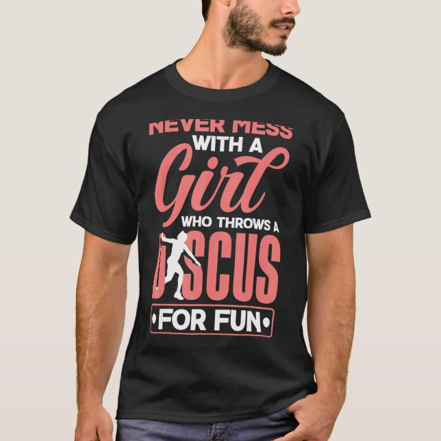 Discus Throwing Discus Thrower Track And Field Fem T-Shirt (Front)