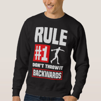 Discus Throwing Discus Thrower Track And Field Rul Sweatshirt