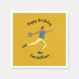 Discus Throwing Napkins