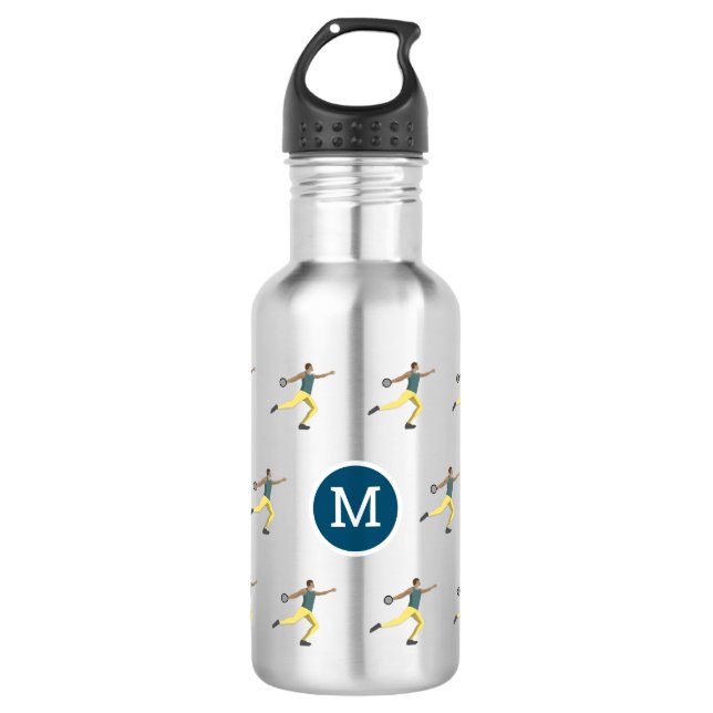 Discus Throwing Stainless Steel Water Bottle (Front)