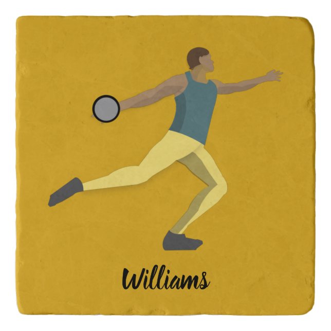 Discus Throwing Trivet (Front)