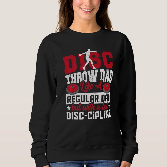 Discus Track And Field Discus Athlete Discus Throw Sweatshirt (Front)