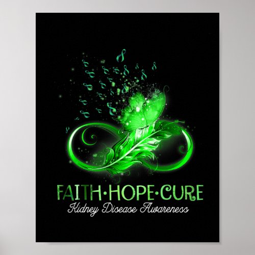 Disease Awareness Faith Hope Cure Gift Apparel  Poster