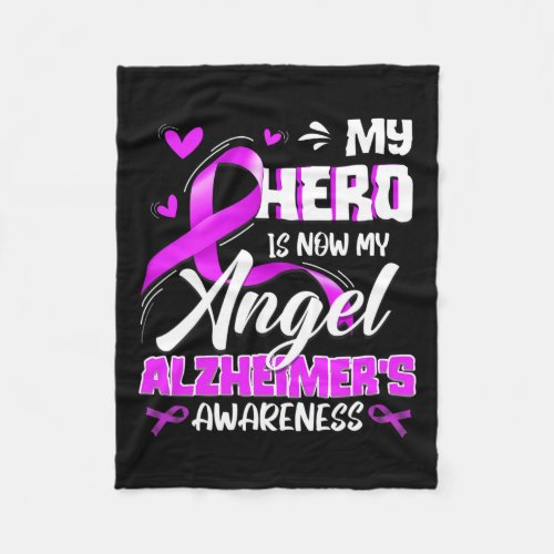 Disease Awareness Gift Heimer  Fleece Blanket