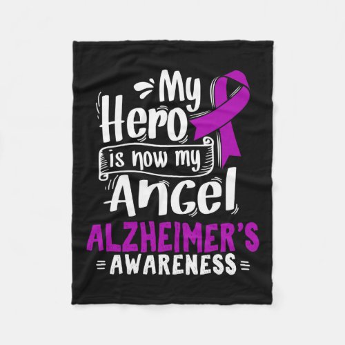 Disease Awareness Gift Heimer T  Fleece Blanket