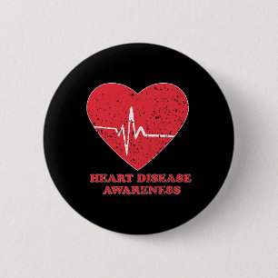 Disease Awareness -national Wear Red Shirt Day Button