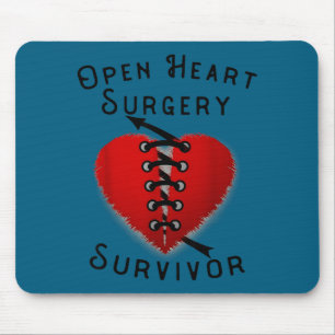 Disease Awareness Open Heart Surgery Survivor Ed H Mouse Pad