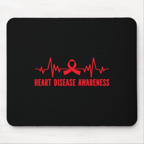 Disease Awareness Red Cancer  Mouse Pad