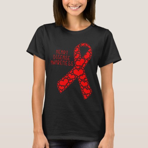 Disease Awareness Red Ribbon  T_Shirt