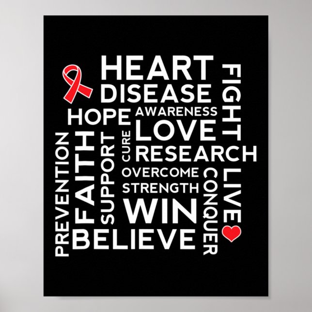 Disease Awareness Support Walk Tee  Poster (Front)