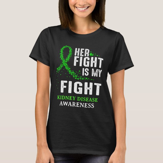 Disease Awareness Survivor Green Ribbon Men Women  T-Shirt (Front)