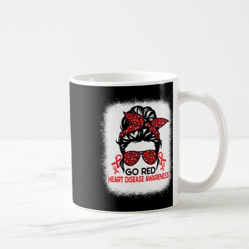 Disease Awareness We Wear Red In February Go Red H Coffee Mug