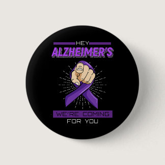 Disease Brain Memory Loss Dementia Gift Idea  Button