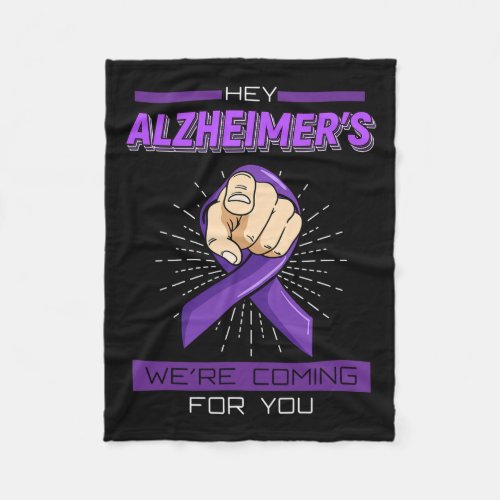 Disease Brain Memory Loss Dementia Gift Idea  Fleece Blanket