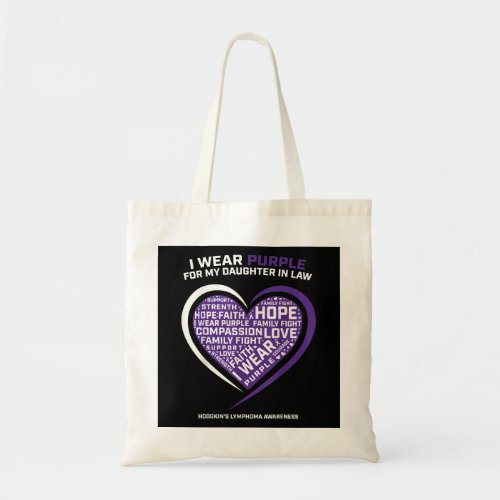 Disease Daughter In Law Hodgkins Lymphoma Tote Bag