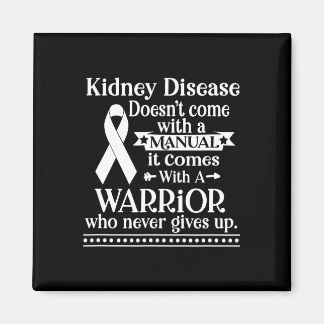 Disease Doesn't Come With A Manual Awareness  Magnet (Front)