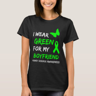 Disease I Wear Green For My Boyfriend Ribbon  T-Shirt