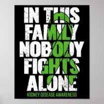 Disease Support - Family Kidney Disease Awareness  Poster