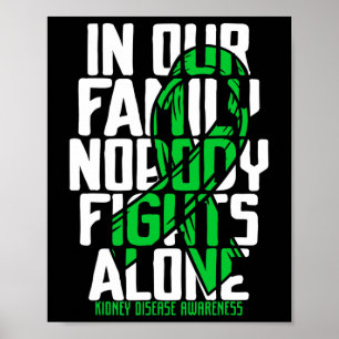 Disease Support Family Kidney Disease Awareness Poster
