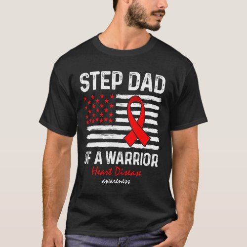 Disease Survivor Support Step Dad Of A Warrior  T_Shirt