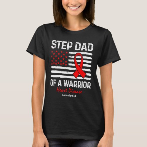 Disease Survivor Support Step Dad Of A Warrior  T_Shirt