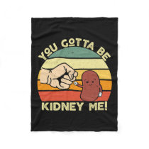 Disease Transplant Fun Kidney Organ Donor Donate  Fleece Blanket
