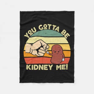 Disease Transplant Fun Kidney Organ Donor Donate Fleece Blanket