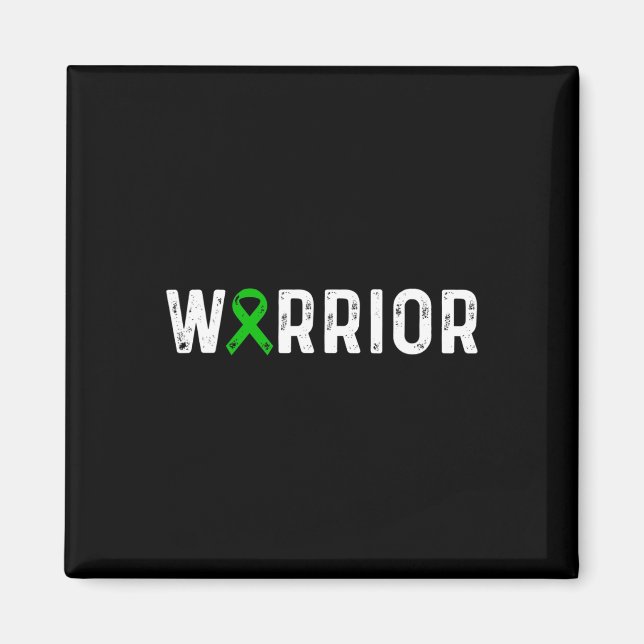 Disease Warrior Awareness Green Ribbon  Magnet (Front)