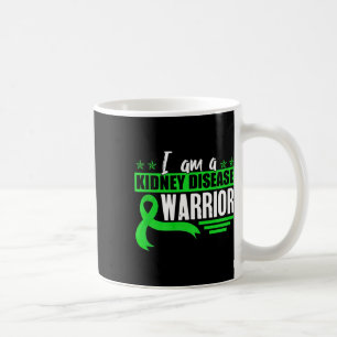 Disease Warrior Dialysis Nephritis Organ Donor Gre Coffee Mug