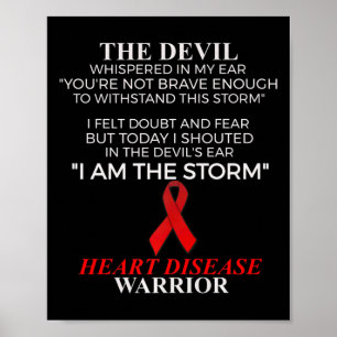 Disease Warrior Health Poster