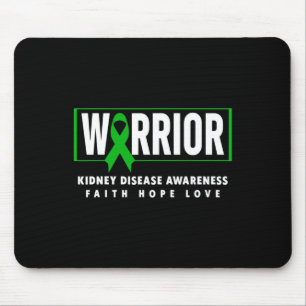 Disease Warrior - Kidney Disease Awareness Mouse Pad
