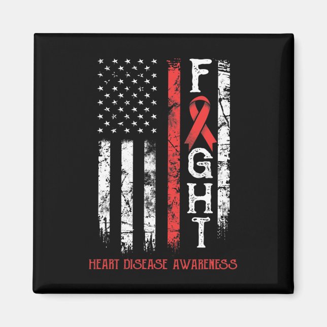 Disease Warrior Us Flag  Magnet (Front)