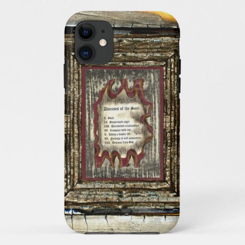 Diseases of The Soul Mouse Pad iPhone 11 Case