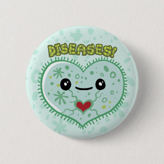 DISEASES! PINBACK BUTTON