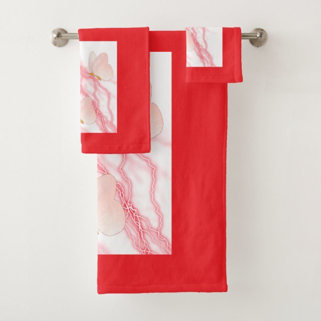 Disegni dal fascino sofisticato bath towel set (Insitu)