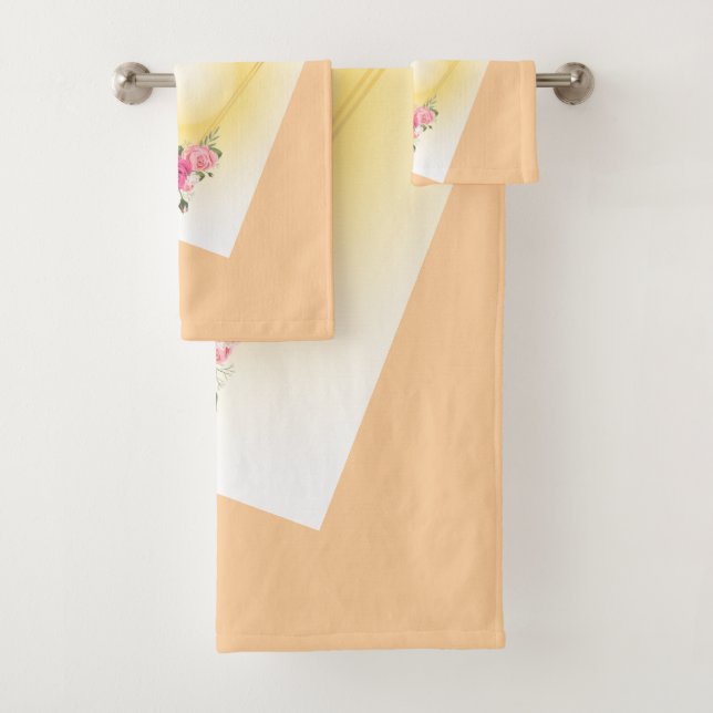 Disegni dal fascino sofisticato bath towel set (Insitu)