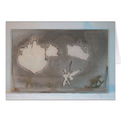 Disembarkation K7 1986 Mixed-media Card (Front Horizontal)