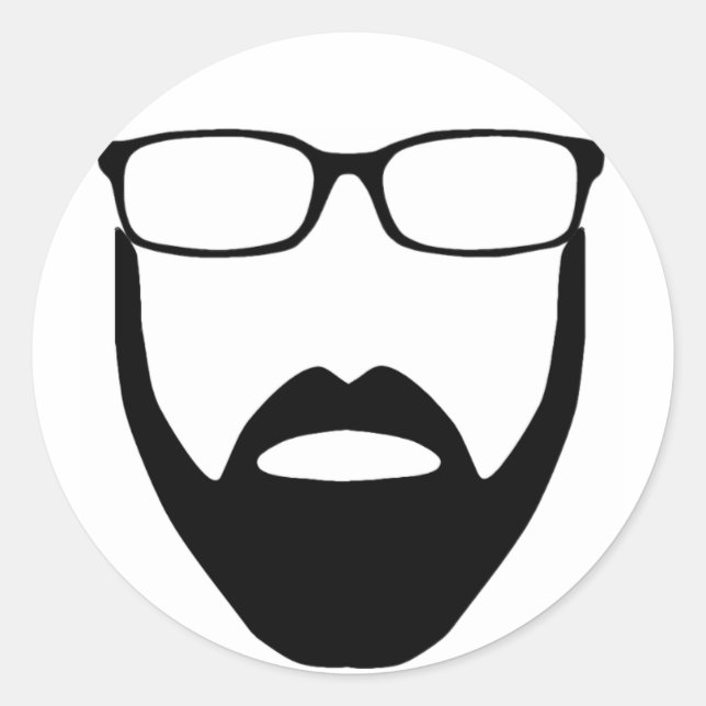 Disembodied Beard Sticker (Front)