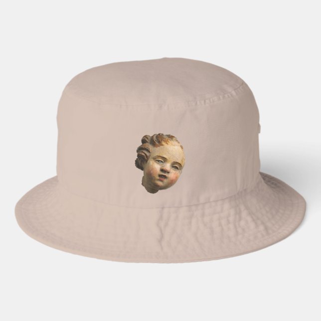 Disembodied Cherub Terra Cotta Bucket Hat (Front)