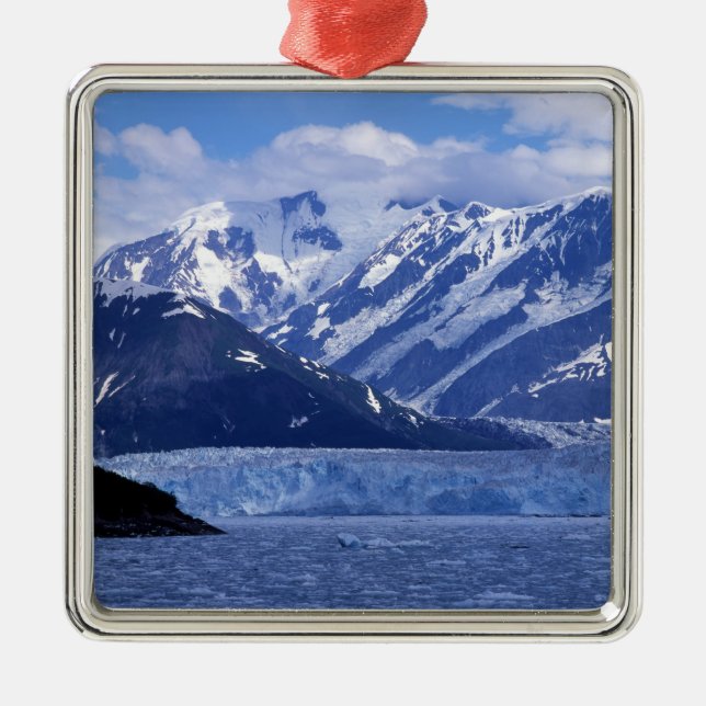 Disenchantment Bay and Hubbard Glacier, Metal Ornament (Front)
